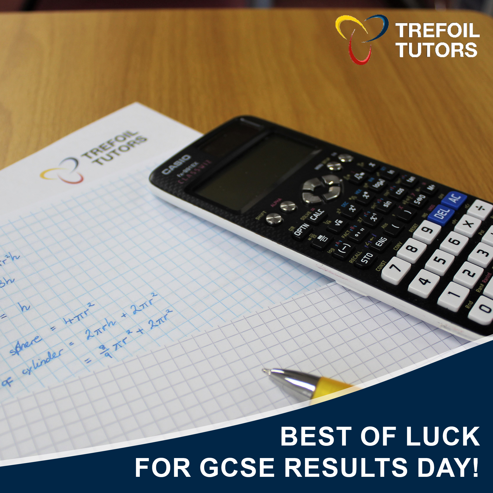 BEST OF LUCK FOR GCSE RESULTS DAY!