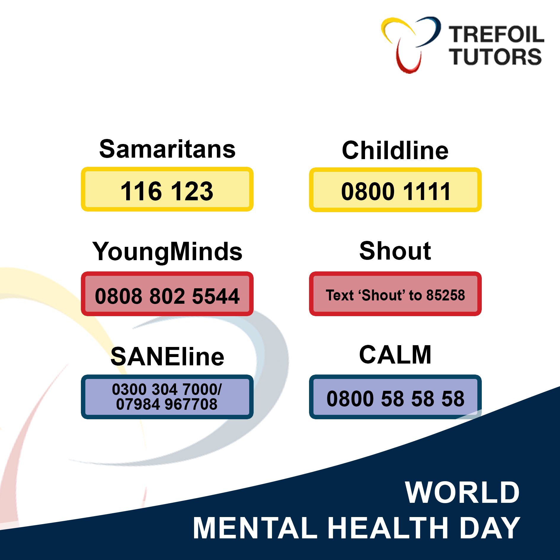WORLD MENTAL HEALTH DAY